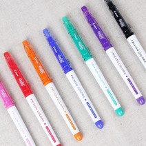 JSTrading 파이롯트 열펜 1.0mm (사인펜 타입) 프릭션펜 아이롱펜, 1개, 퍼플