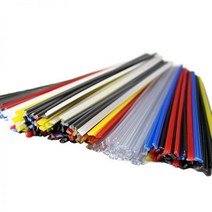용접봉 200mm ABS PP PE PPR PVC UPVC CPVC 플라스틱 10 개, Red 10pcs, 10개