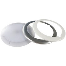 카라반 캠핑카 12V LED 자동차 인테리어 조명 램프 2.4W 3000K 터치 내부 RV 지붕, 02 Diameter 95mm