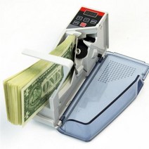 지폐계수기 돈세는기계 현금계수기 위조지폐 감별 상품권 계수 V40 휴대용 지폐 카운터 핸드 헬드 멀티 컨트리 사무실 금융 장비, 금+미국