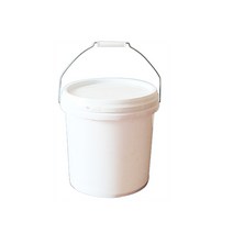 플라스틱 양동이 바케스 발효통 드럼통 들통 대형, 커버가 있는 표준 두께 10L 옐로우 글랜드, 1개