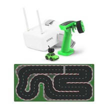 엔진 대형 rc카 입문용 DIATONE JustAir 1100 Q25240 미니 RC FPV RTR 24G 마이크로 자동차 480P HD 카메라 고글 원격 제어, Green FPV Kit