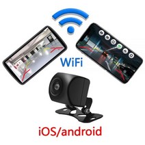 유니버설 와이파이 무선 자동차 후면보기 카메라 및 전면 야간 투시경 방수 ip67 앱 반전, 협력사, 크롬 전면 캠, 12v