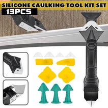 13PCS Silicone Remover Sealant Smooth Scraper Caulk Finisher Grout Kit Tools Floor Mould Removal Han