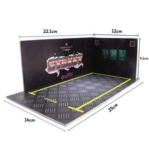 미니카정리대 자동차정리대 토미카진열장 Scale 1 24 다이 캐스트 자동차 합금 디오라마 PVC 간단한 조립, 13 24158