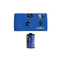 YASHICA [필름 카메라]YASHICA MF-1 Camera Blue with Yashica 400 블루, 1개