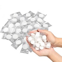 라이프시트 여행용 휴대용 압축타올 매직타올 압축티슈 동전티슈 요술티슈, 압축매직타올 흰색 8매입 3개