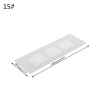 환풍기설치방법15cm 20cm 25cm 30cm 40cm 50cm 알루미늄 합금 에어 벤트 천공 시트 웹 플레이트 환기 그릴, 01 15cm