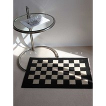 모자이크 카페트 바둑판 바닥 발매트 매장 남자자취선물 거실 러그 현관