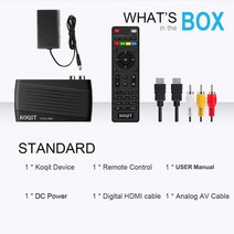 위성 TV 수신기 koqit t10 무료 dvb t2 튜너 dvbc h.265 hevc 메인 10 2in1 원격 dvbt2 디코더 디지털 유럽 dvb-t2 meecast 스틱, t10 전용, 영국 플러그