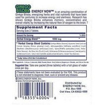 미국직구 Enegry Now Gingo Biloba Herbal Premium Product Works Fast 은행 24개수 1팩, 수량, 상세참조