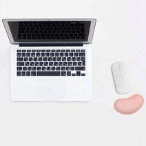 PU 키보드 마우스손목보호대 마우스손목쿠션 키보드받침대 팜레스트, 1, PU 마우스 핑크 X 1개
