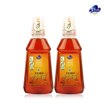 [영월농협] 동강마루 야생화 벌꿀(500g튜브x2통), 단품, 단품