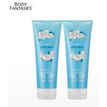 바디판타지 바디로션 프레시 화이트 머스크 향 207ml 1+1, 2개