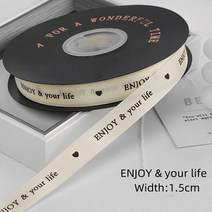 5/10M 새틴 Grosgrain 리본 바느질 크리스마스 장식 테이프 DIY 보우 선물 포장 봉제 공예 액세서리 재료, 02 off white 1.5cm_02 10meters