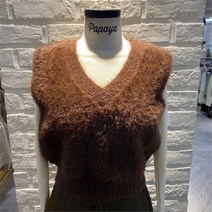 파파야 SH01 앙고라 니트베스트 PNMRKT017D