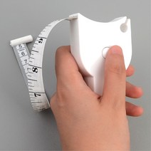 허리둘레 줄자 허벅지 머리 측정 휴대용 자동감기