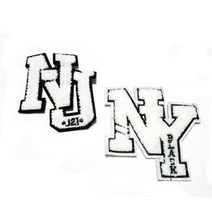 [영화사] NJ NY보풀자수 핸들 잔디 와펜 리폼 패치
