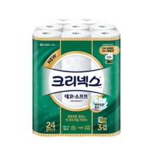 유한킴벌리 크리넥스 데코소프트 3겹24롤 30M 1팩 천연코튼 은은한 부케향