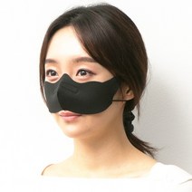 반영구 씻어쓰는 코마스크 향균력 99% 구리원사, 블랙