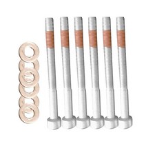 자동차 볼트 너트 4set/5set/6set 자동차 인젝터 노즐 볼트 와셔 메르세데스 E220 Cdi 및 씰 키트 A0009902, 03 6pcs set