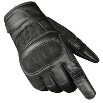 Jackets 4 Bikes 남성용 오토바이 택티컬 프리미엄 염소 가죽 및 에어메시 바이커 장갑 가성비 추천 미국직구, Medium, Touchscreen & Black, Touchscreen & Black