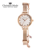 크리스챤모드 여성 팔찌메쉬시계 CM410RG