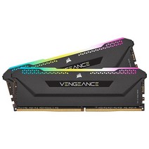 엠지컴/CORSAIR 3600 CL18 VENGEANCE RGB BLACK AMD 16G(8x2)
