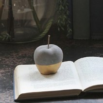 사과문진 책누름돌 배 레몬 과일 오브제 인테리어소품, BRENNAN(레몬)