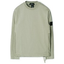 스톤아일랜드 명품22SS 스톤 쉐도우 메쉬 맨투맨 카키베이지 761960319 V0095