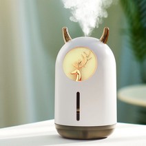 리비앙 루돌프 가습기 사무실 탁상용 초음파 대형 500ml USB 캐릭터 미니가습기