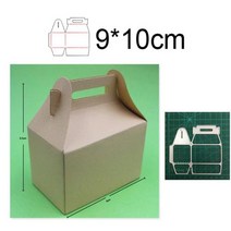 다이컷 틀 커팅다이 스텐실 금속 절단 다이 선물 사탕 상자 diy 스크랩북 사진 앨범 장식 엠보싱 종이 카드 공예, 9x10cm