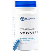 Nutritional Roots 비건 마린 오메가3 DHA 식물성 30회분