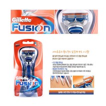 질레트 퓨전 면도기(면도날2개입)-TJ 5+1날면도기 5중날면도기 면도기세트