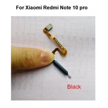 고화질 북 스캐너 양면 스캔 고급 스캔기 Xiaomi Redmi Note 10 PRO 홈 버튼 메뉴 터치 ID 스캐너 리본 커, 03 note 10 pro black