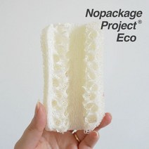 NPE 납작 천연수세미 [제로웨이스트 주방 욕실 루파 생 분해 열매 다용도수세미], 단품, 단품