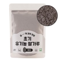 잼먹프로젝트 유기농 초기이유식 쌀가루 흑미 200g