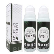 프로텍 릴렉스 겔 100ml/스포츠겔/볼타입/쿨링감/긴장완화/허브롤링겔/운동전후/바르는파스, 2개