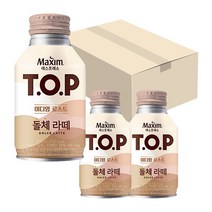 연유커피 티오피 미디엄로스트 돌체라떼 275ml X 24캔 캔커피 1박스