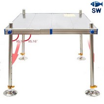 SW피싱 발판부터 대좌대까지 민물 바다 낚시 접이식 이동식 좌대 발판 대 받침틀