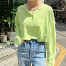 [제작] 헤닌 린넨 티셔츠 64975 빅사이즈 여성의류