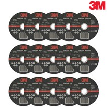 3M 보급형 4인치 절단석 72653, 15개