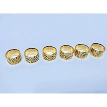 (퀼트나인) 골무 일제 쇠골무 링골무 13.5~16mm, 15.5mm
