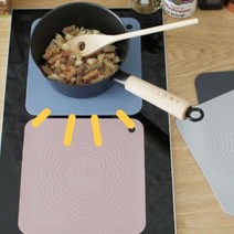 인덕션전용매트 인덕션받침대덮개 인덕션미끄럼방지, 진그레이