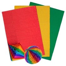 hir 173 허니컴 종이 11색 페이퍼 데코 모빌 공예 만들기재료 허니컴 종이 페이퍼 모빌 만들기재료, hir◇5. 파랑◇