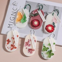 왁스타블렛 간단한선물 천연 고체 방향제 옷장 아로마 테라피 정제 왁스 정제 가정용 실내, 파인애플 이눌린 - 라벤더