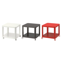 이케아 TINGBY 팅뷔 이동식 보조테이블 64x64 cm / 50x50 cm, 그레이 703.494.45, 50 x 50 cm