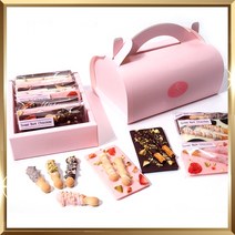 수제 미니 바크 초콜릿 막대과자 만들기 세트 DIY 재료 키트 발렌타인데이 선물용, 단품, 단품