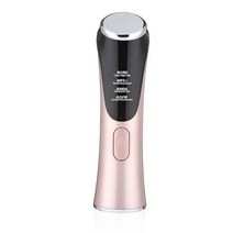 가정용 고주파 피부 마사지 얼굴리프팅 기계 마이크로 전류 다기능 미용 핫 콜드 수입, 로즈 골드