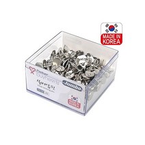 펜코리아(디오피스) 바이하츠 점보 실버압핀 압정, 1통, 220개